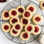 Raspberry Thumbprint Cookies