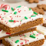 Gingerbread Cookie Bars