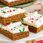 Gingerbread Cookie Bars