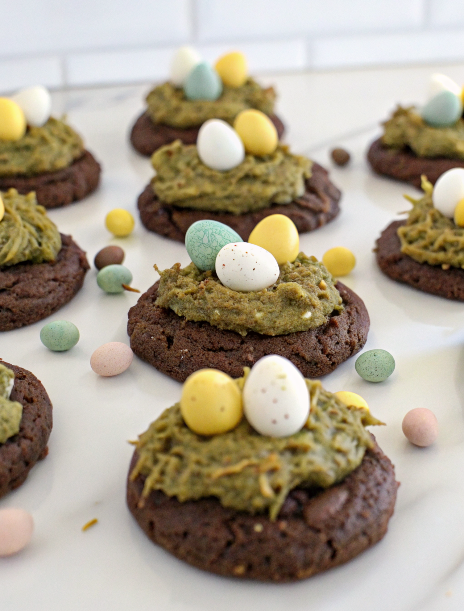 Easter Egg Dubai Chocolate Cookies