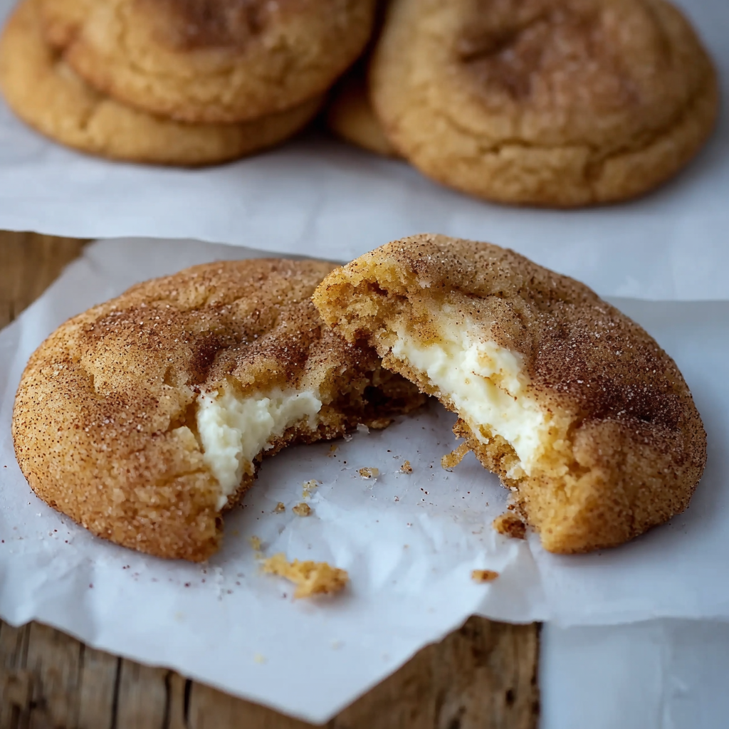 Gingerbread Cheesecake Cookies
