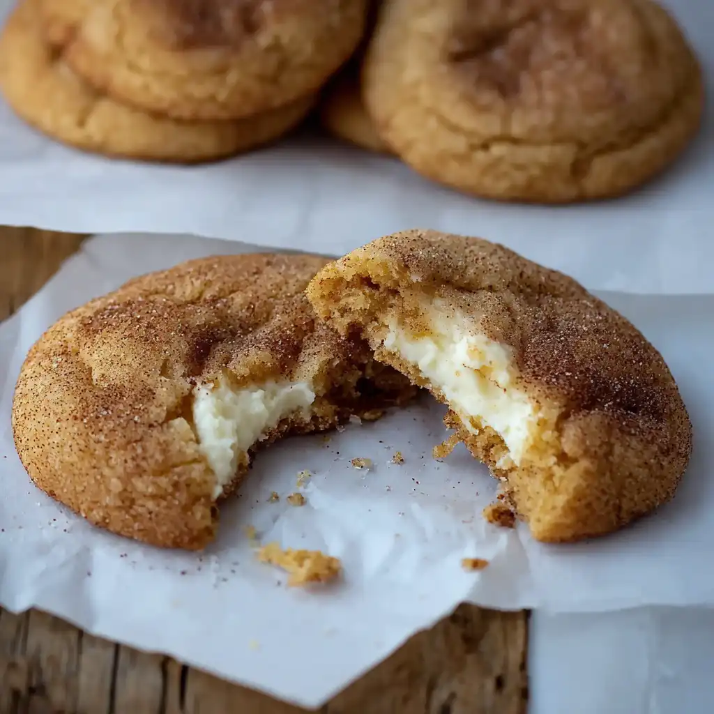 Gingerbread Cheesecake Cookies