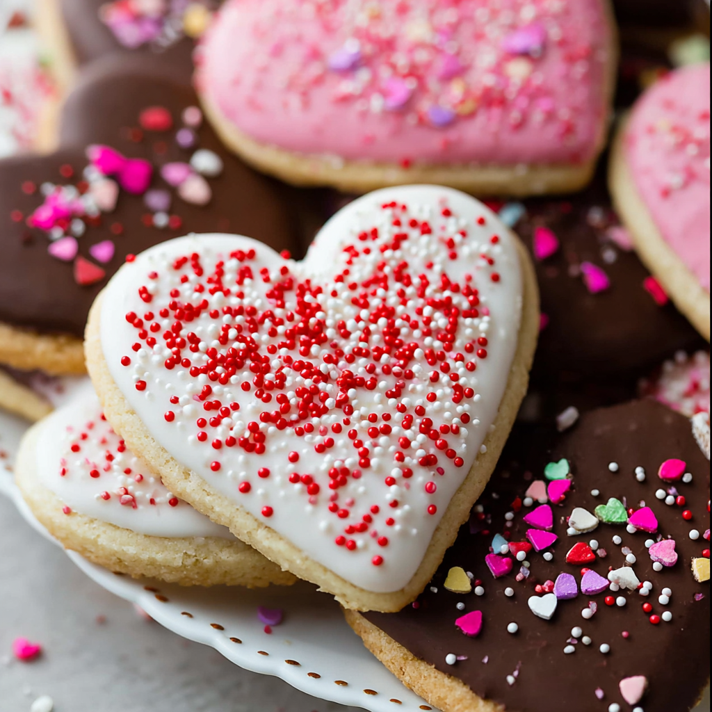 Chocolate Dipped Shortbread Cookies