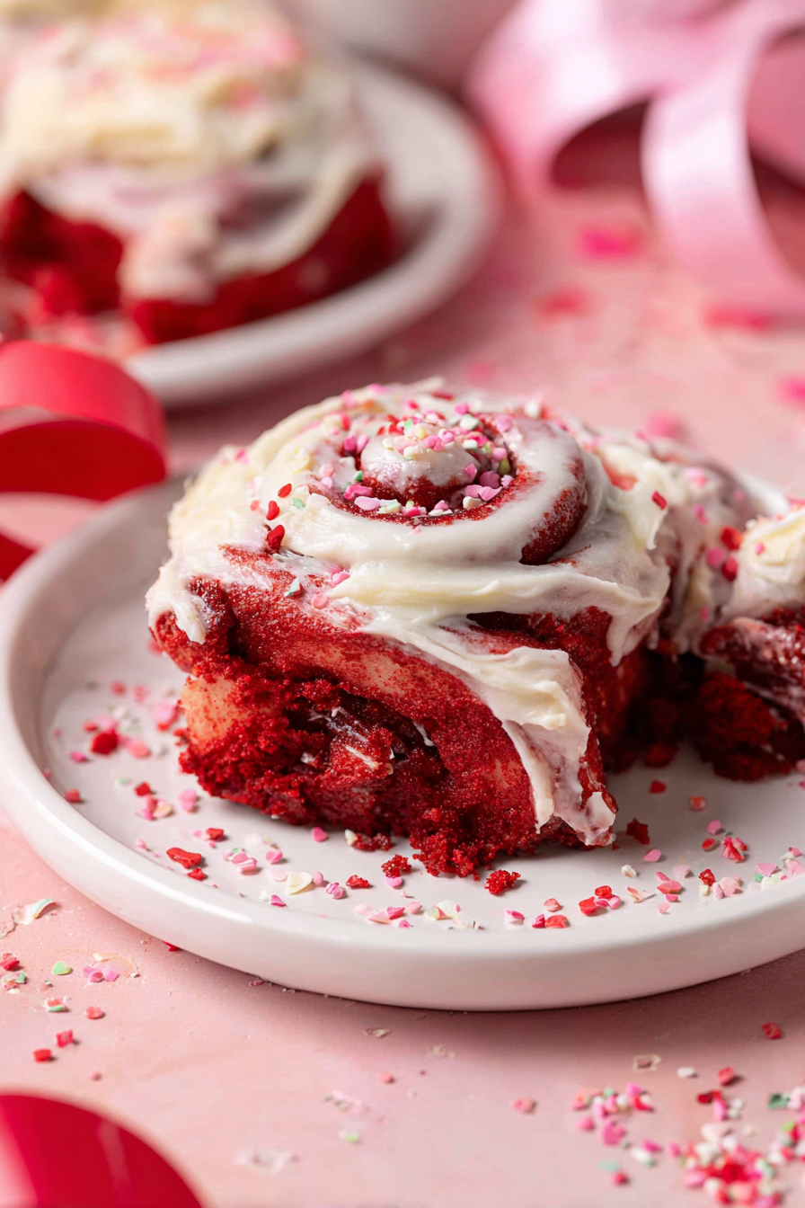 Red Velvet Cinnamon Rolls