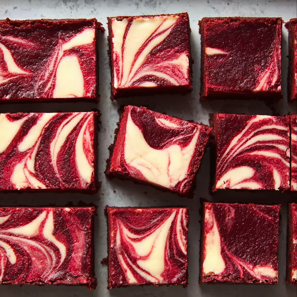 Red Velvet Cheesecake Brownies