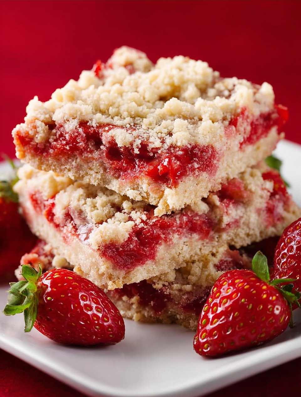 Strawberry Crumb Bars