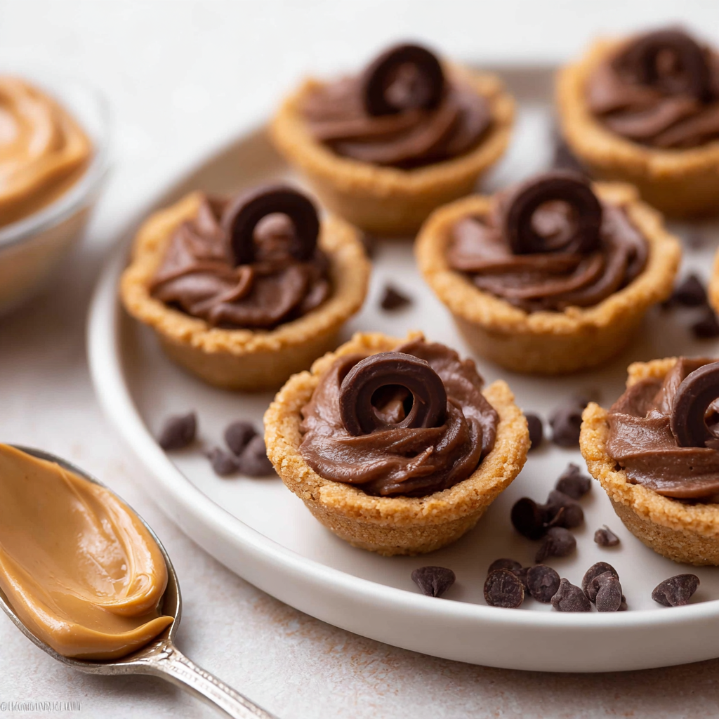 Peanut Butter Fudge Cookie Cups