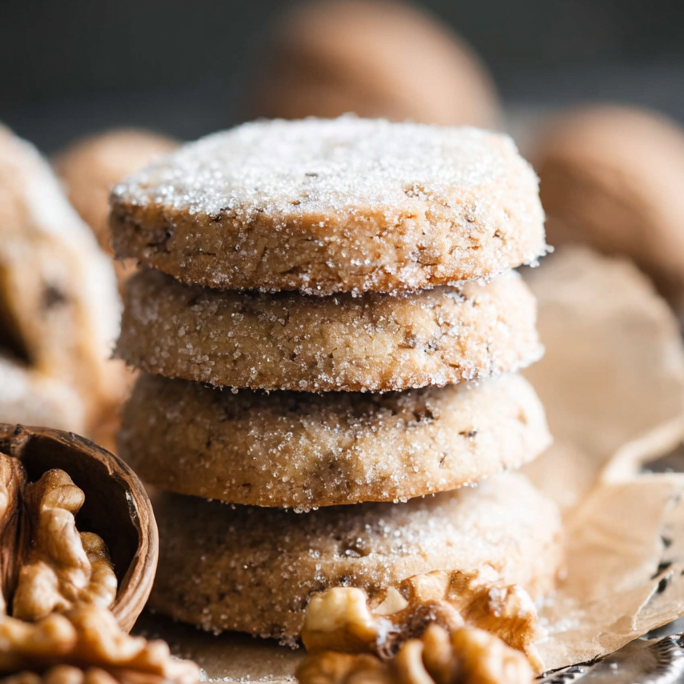 Maple Walnut Shortbread