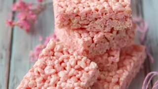 Soft Strawberry Rice Krispie Treats