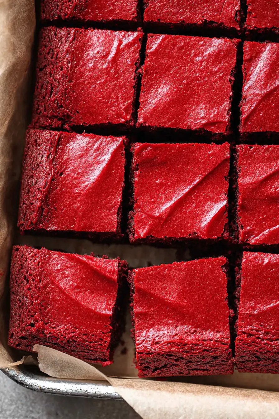 Red Velvet Brownies