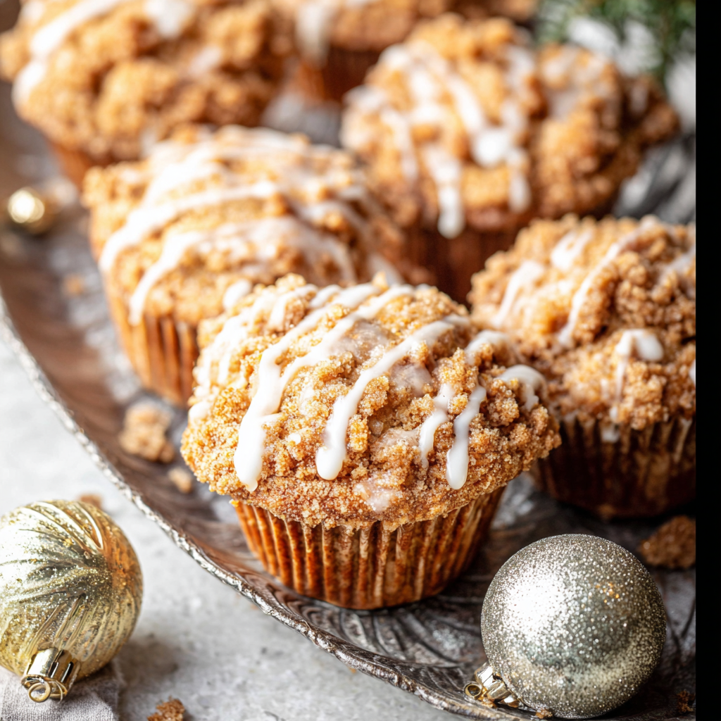 Brown Butter Eggnog Muffins