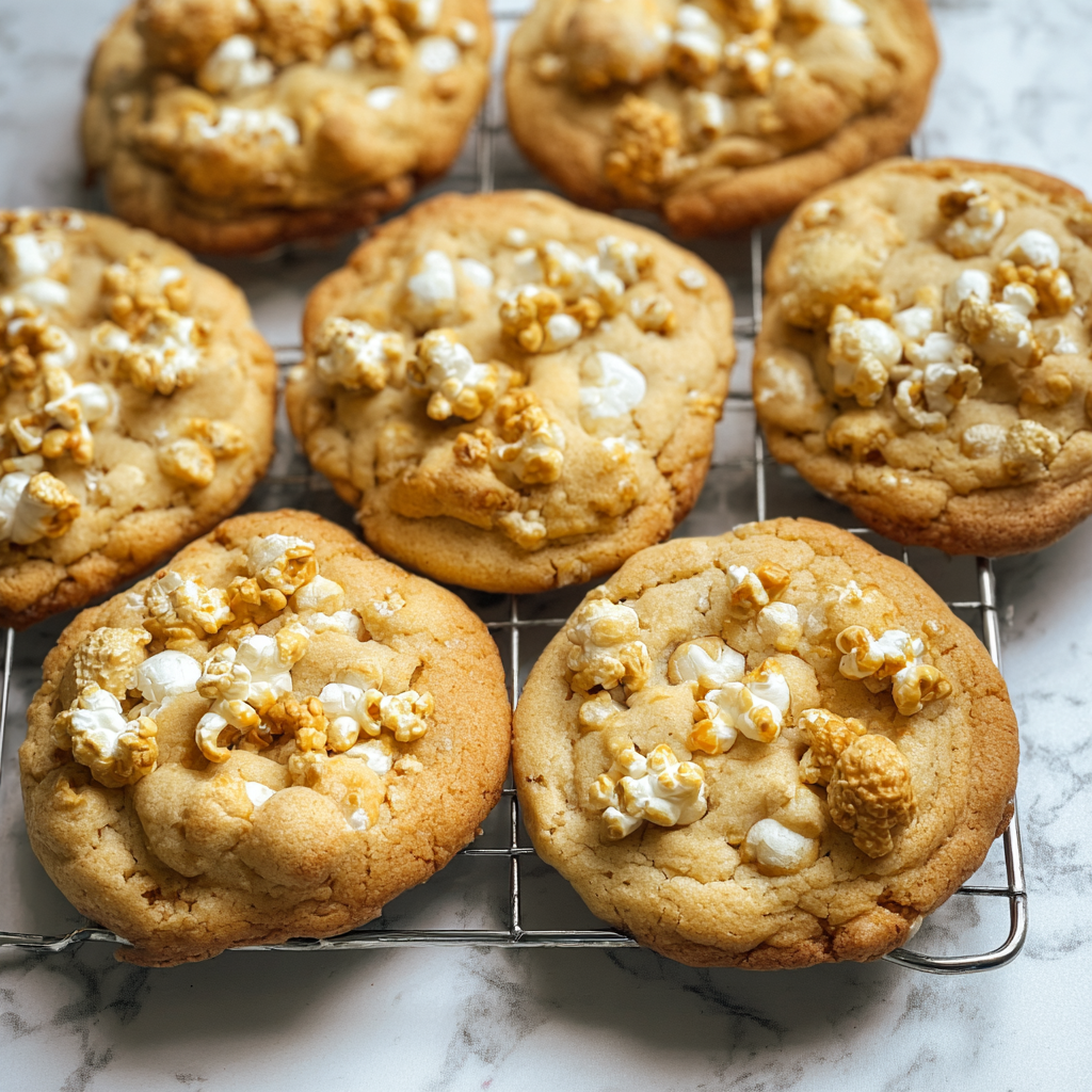 Caramel Popcorn Cookies