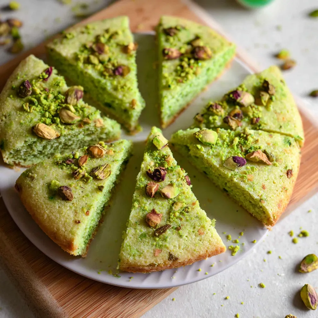 HOMEMADE PISTACHIO SHORTBREAD