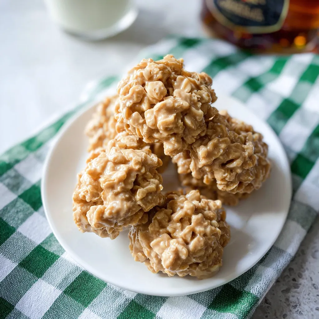 Irish Cream No Bake Cookies