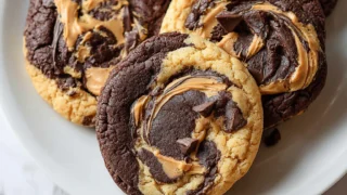 Peanut Butter Brownie Swirl Cookies