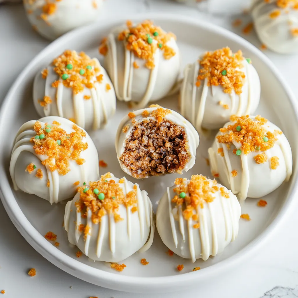 Carrot Cake Truffles