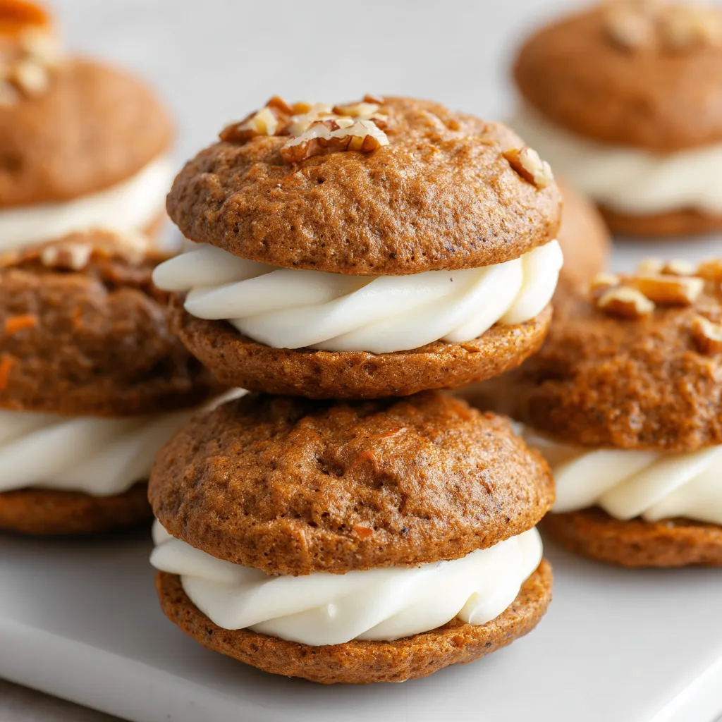 Carrot Cake Whoopie Pies