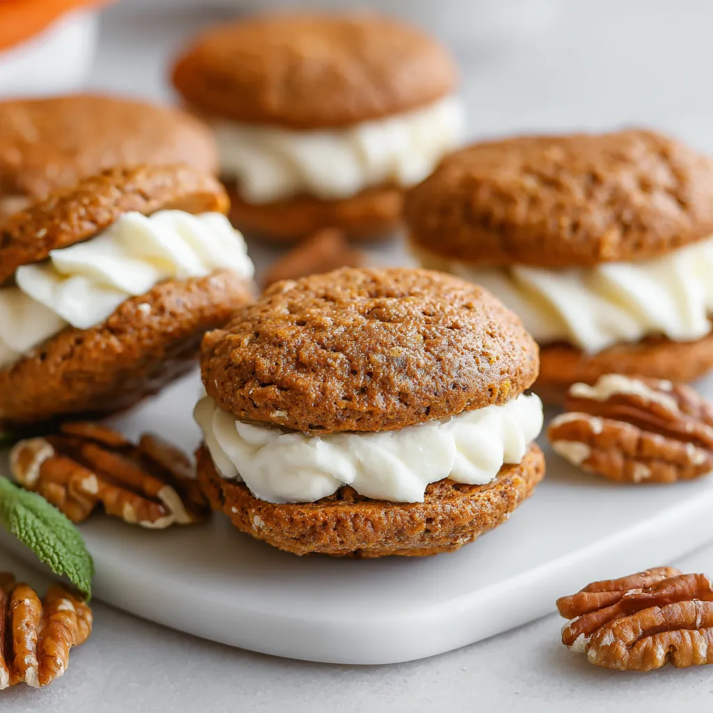 Carrot Cake Whoopie Pies