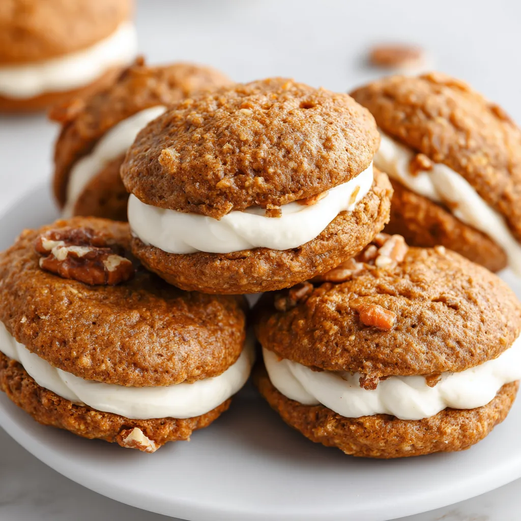 Carrot Cake Whoopie Pies