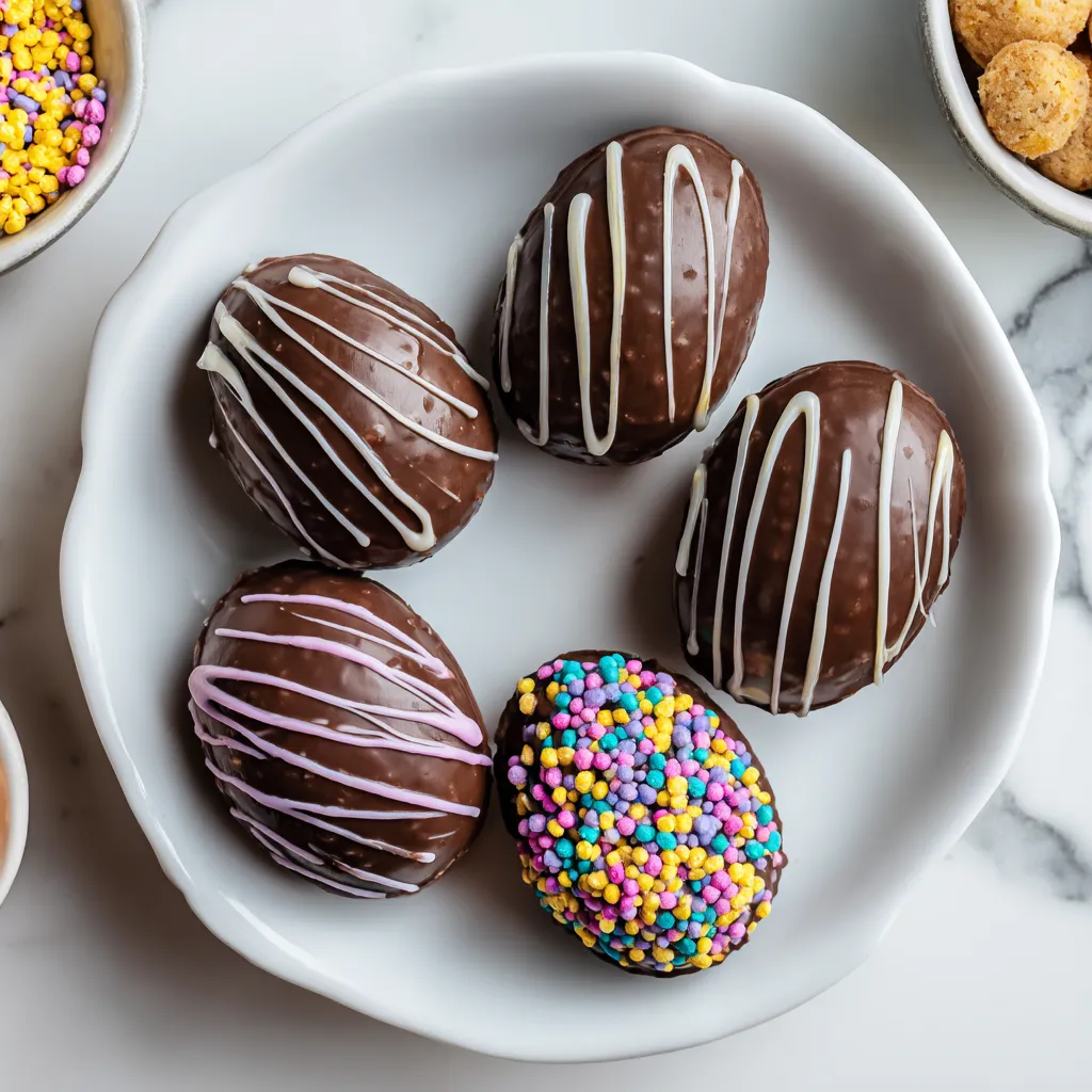 Chocolate-Covered Easter Eggs