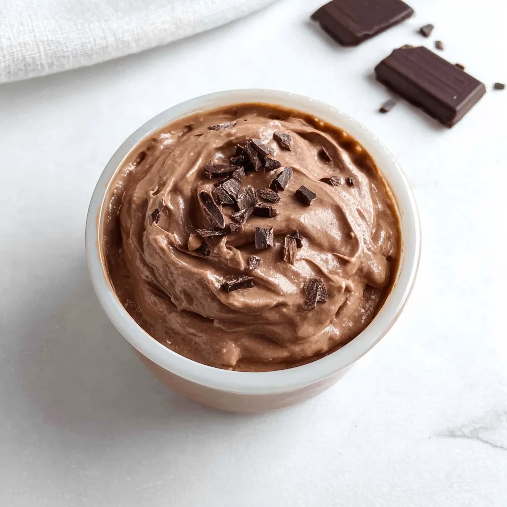 High Protein Chocolate Yogurt Fluff