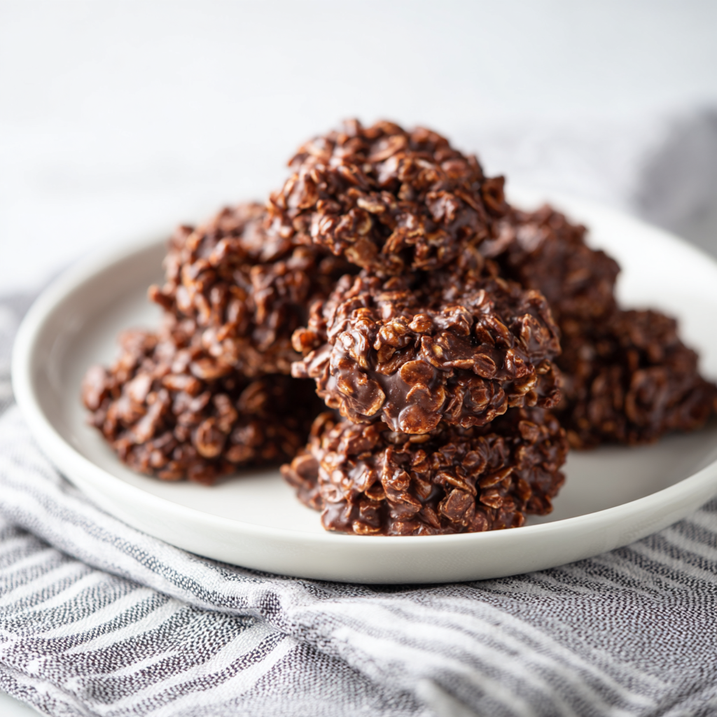 Chocolate Coconut Macaroons (Haystack Cookies)