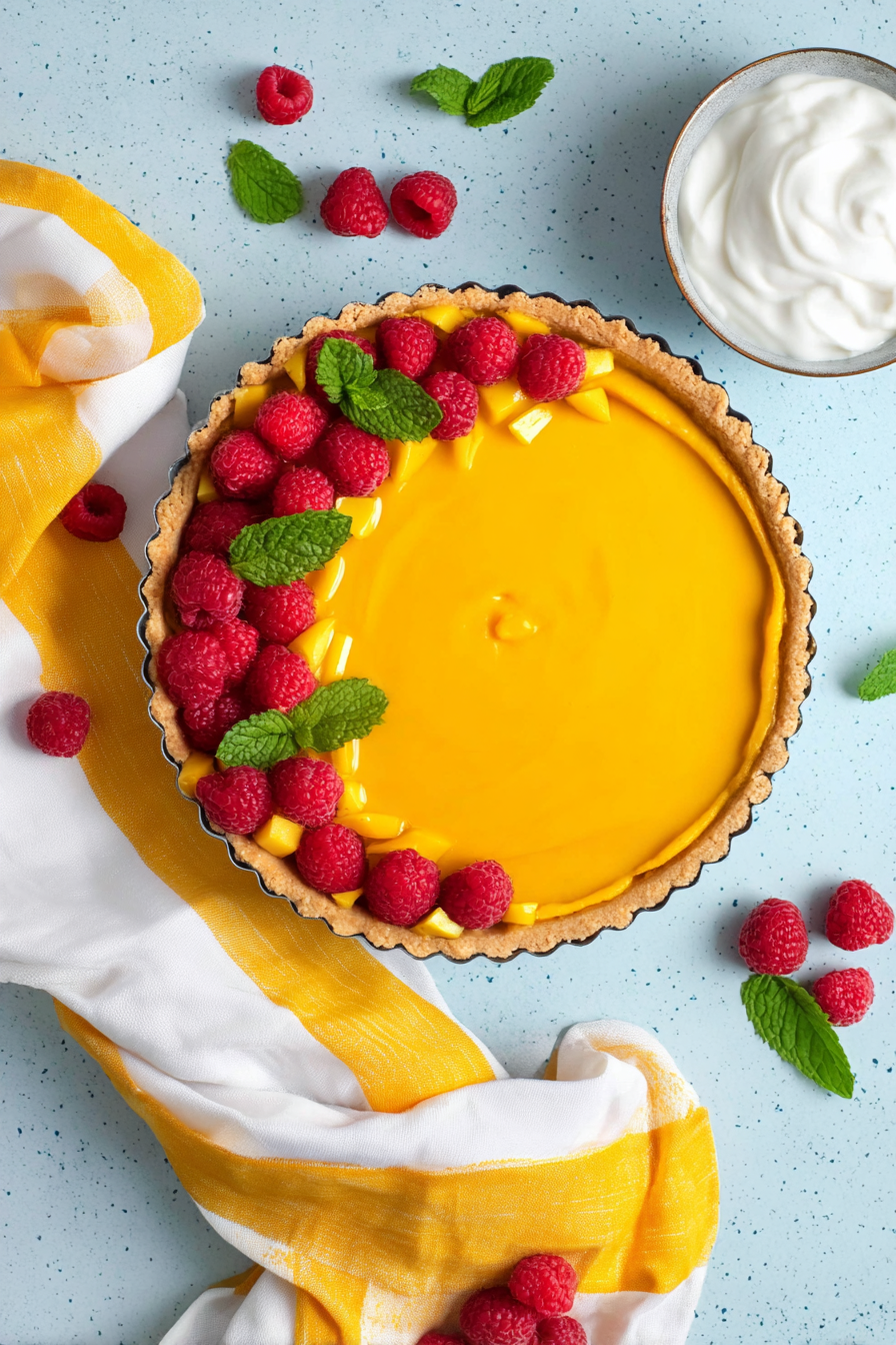 Mango Curd Tart