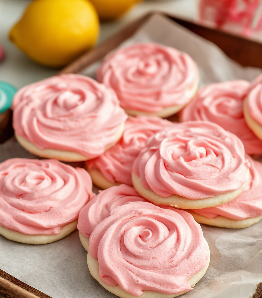 Pink Lemonade Cookies
