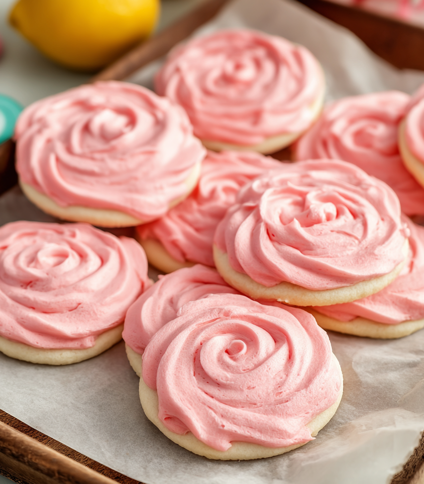 Pink Lemonade Cookies