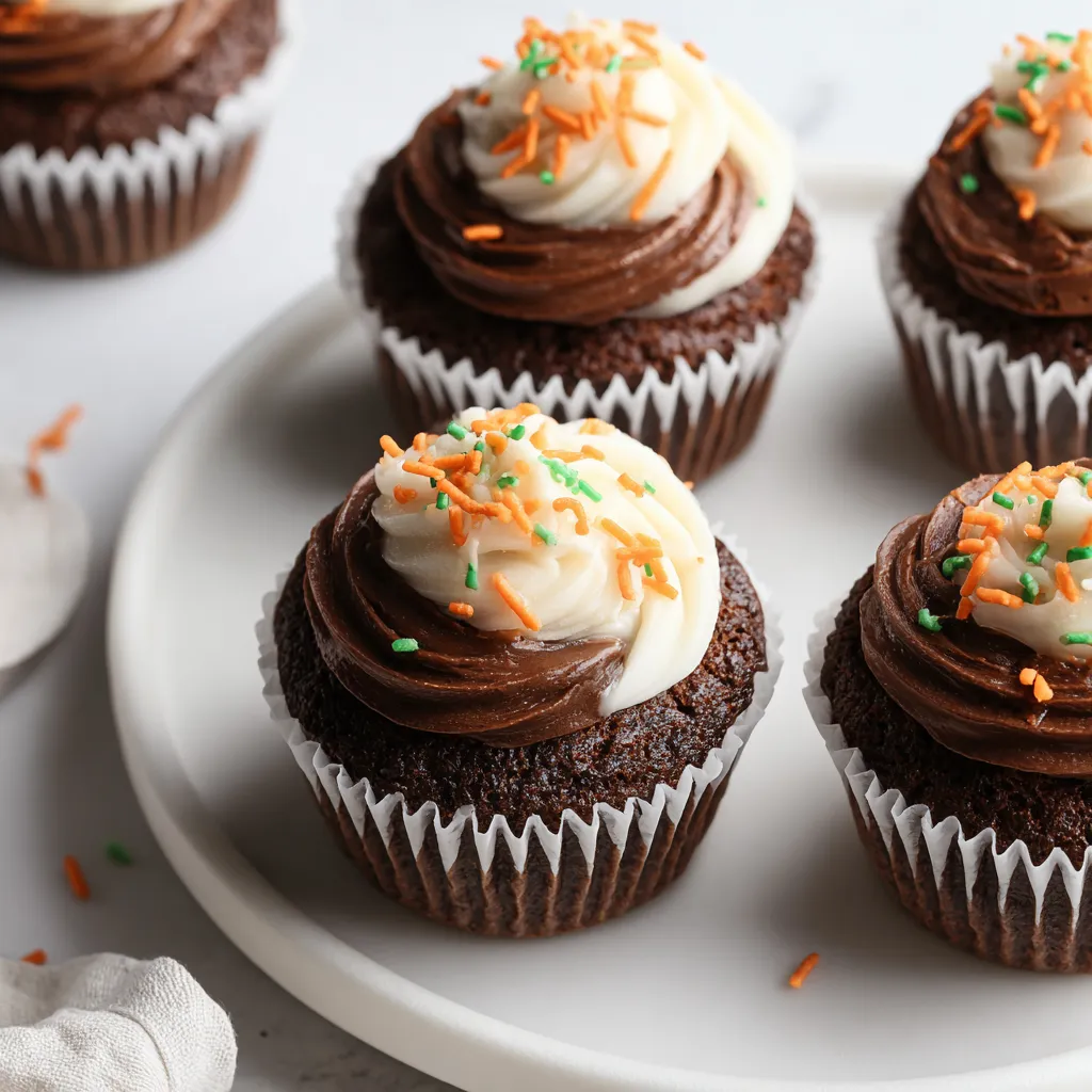 Chocolate Carrot Cupcakes