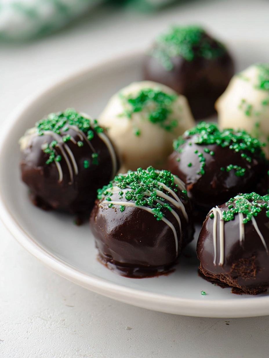 Mint Chocolate Truffles