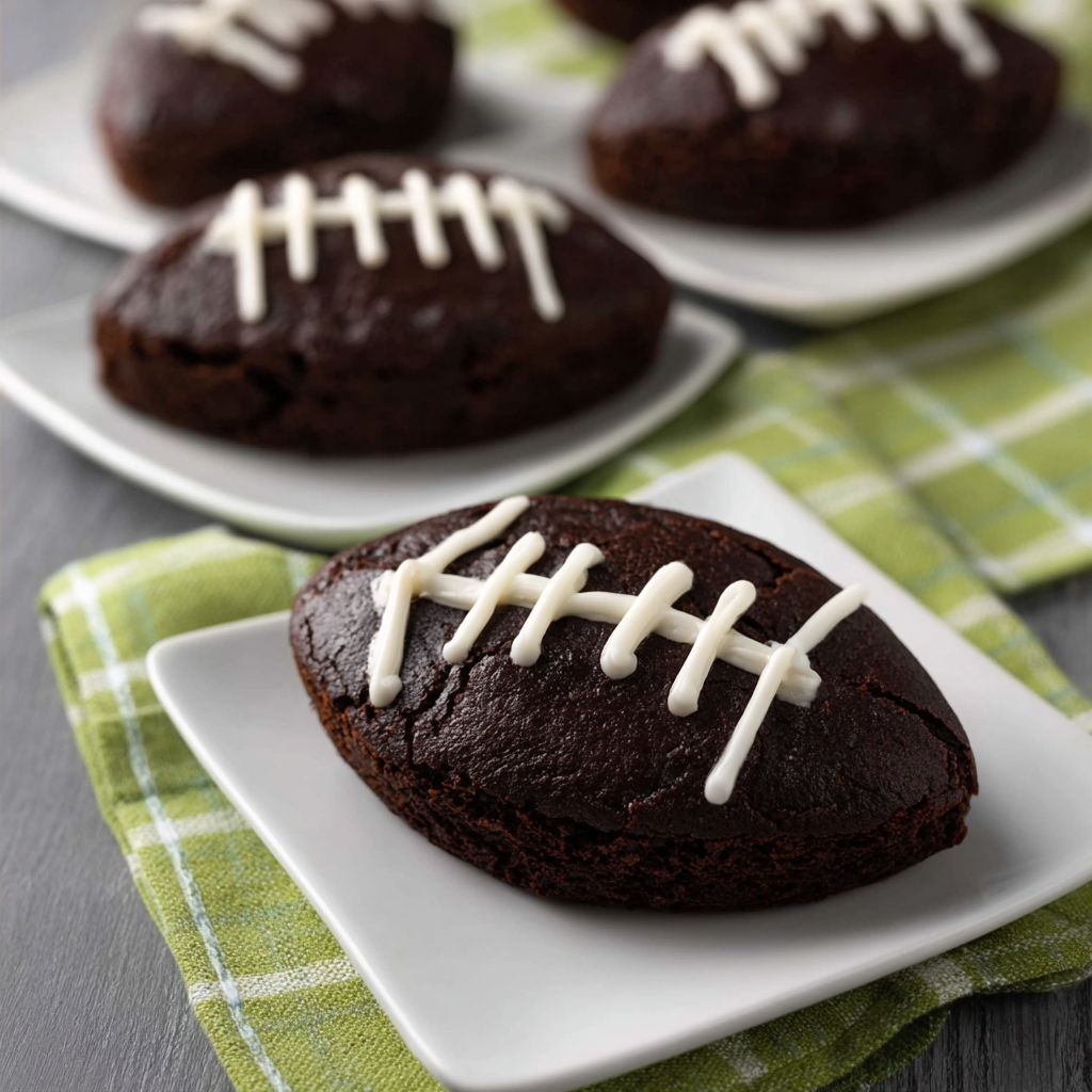 Game Day Football Brownies