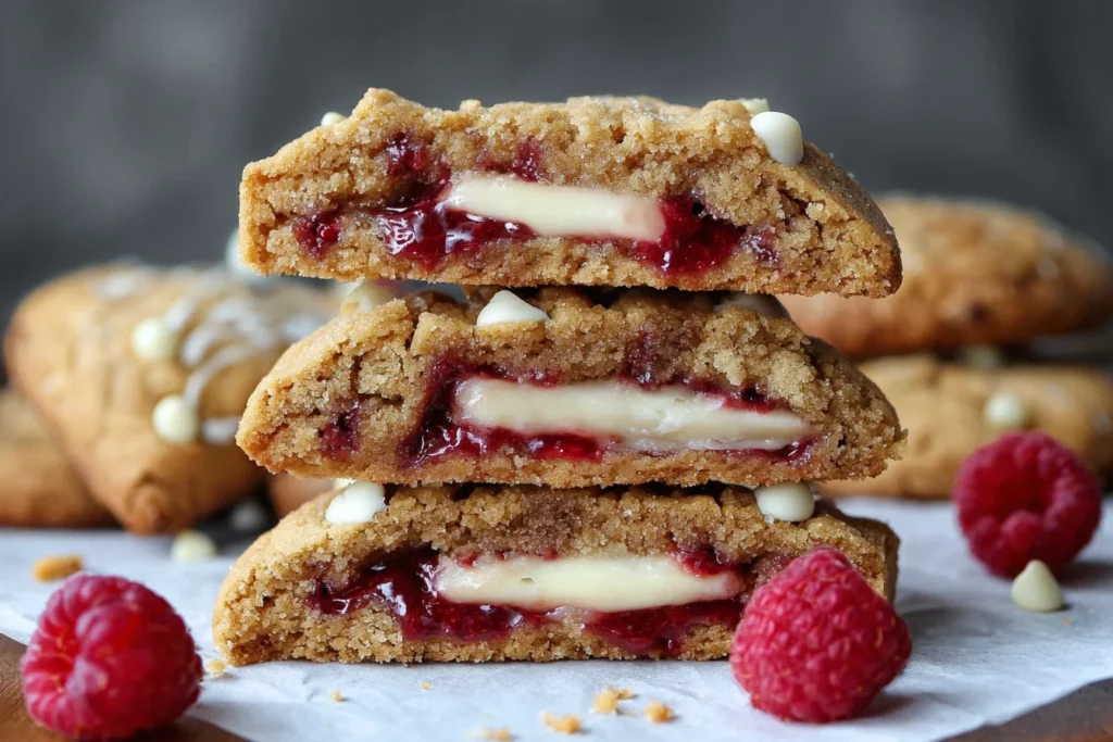 Raspberry Cheesecake Cookies