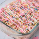 Circus Animal Cookie Rice Krispie Treats