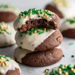 Chewy Irish Cream Cookies (With Bailey’s Glaze)