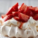 Strawberry Pavlova Cake