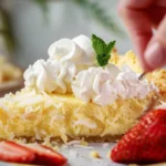Crustless Coconut Custard Pie