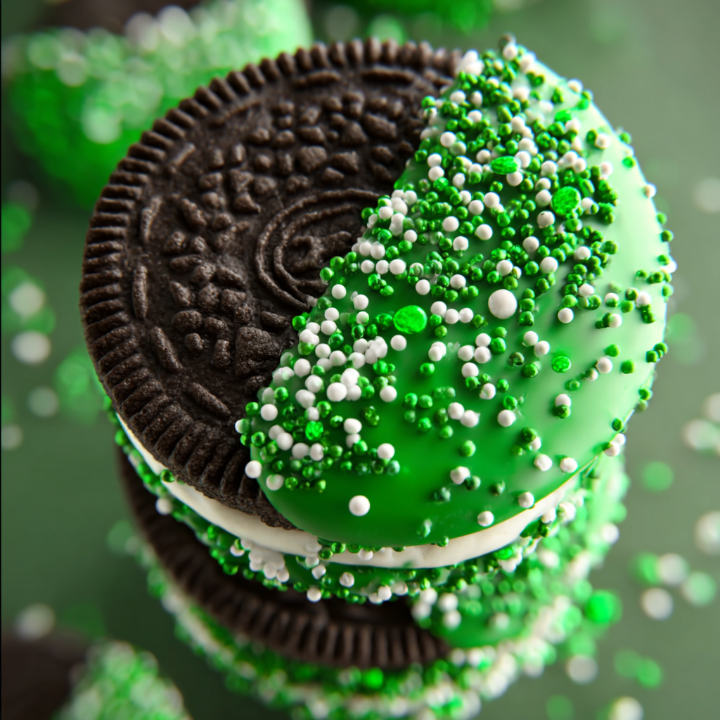 Chocolate Dipped Oreos with Sprinkles