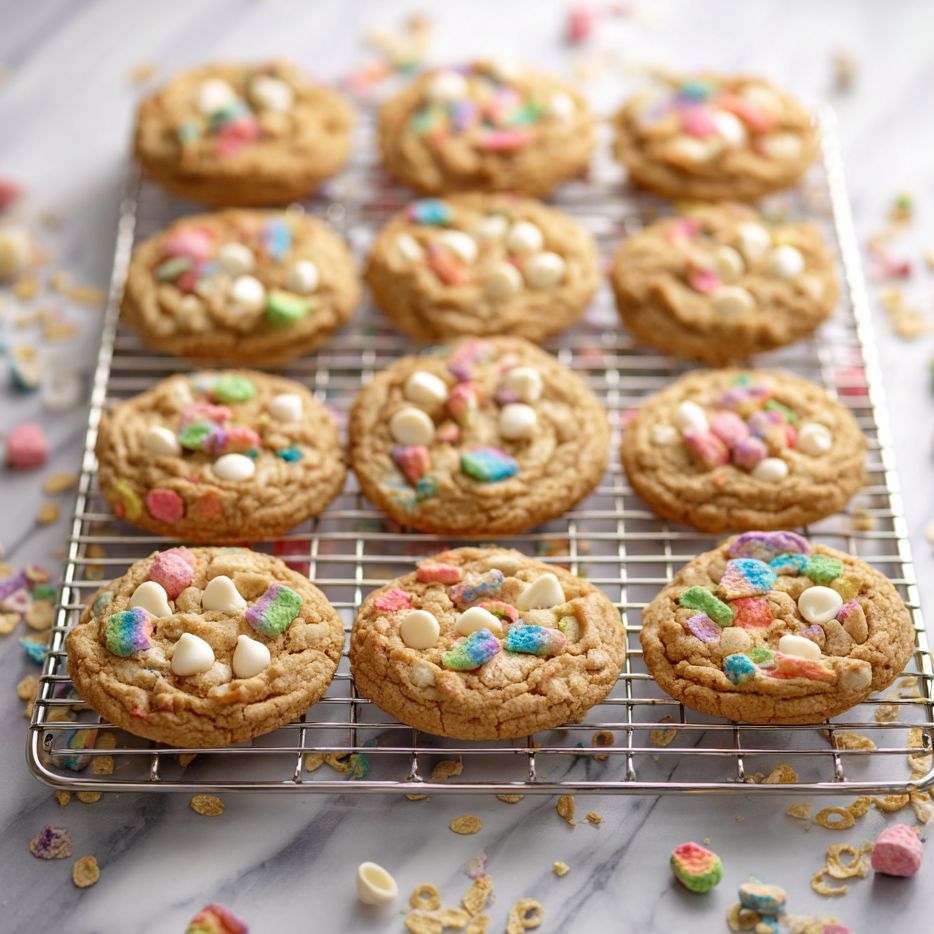 Lucky Charms Cookies (Soft, Gooey & Bakery-Style)