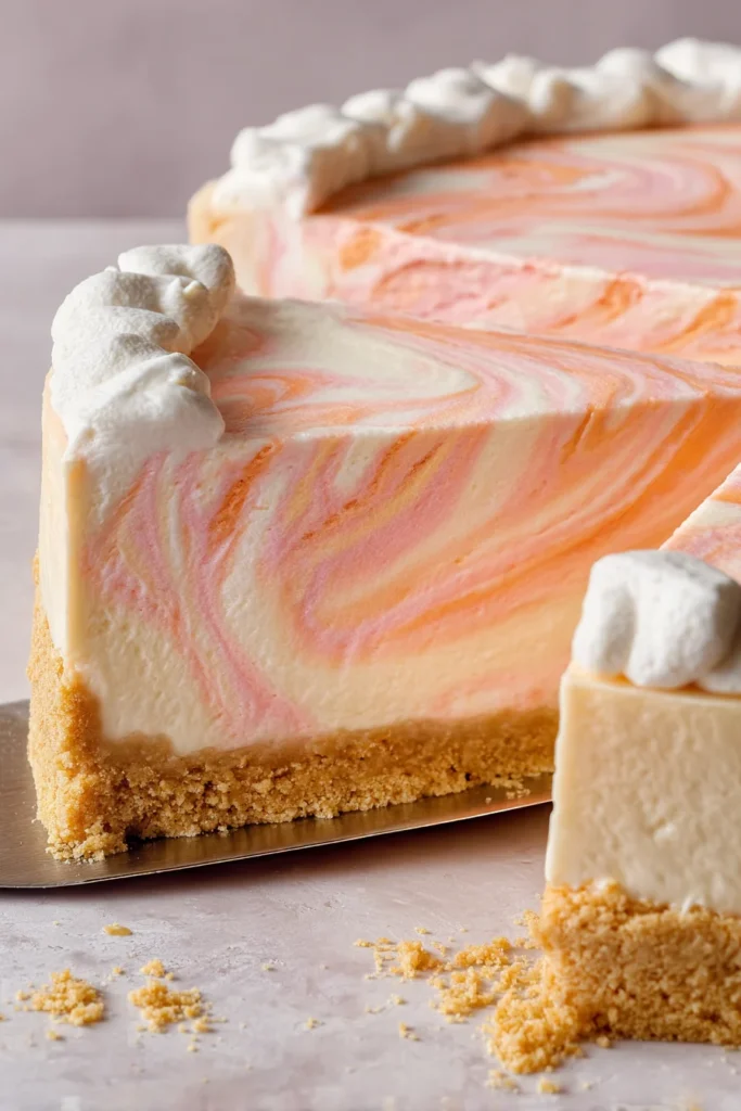 No-Bake Orange Creamsicle Cheesecake