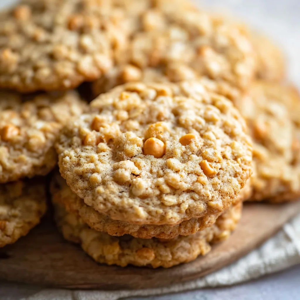 Soft and Chewy Butterscotch Oatmeal Cookies