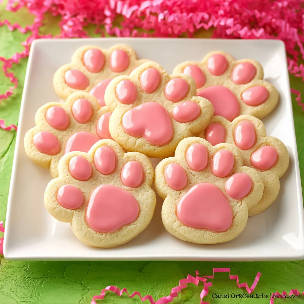 Soft and Adorable Paw Print Sugar Cookies