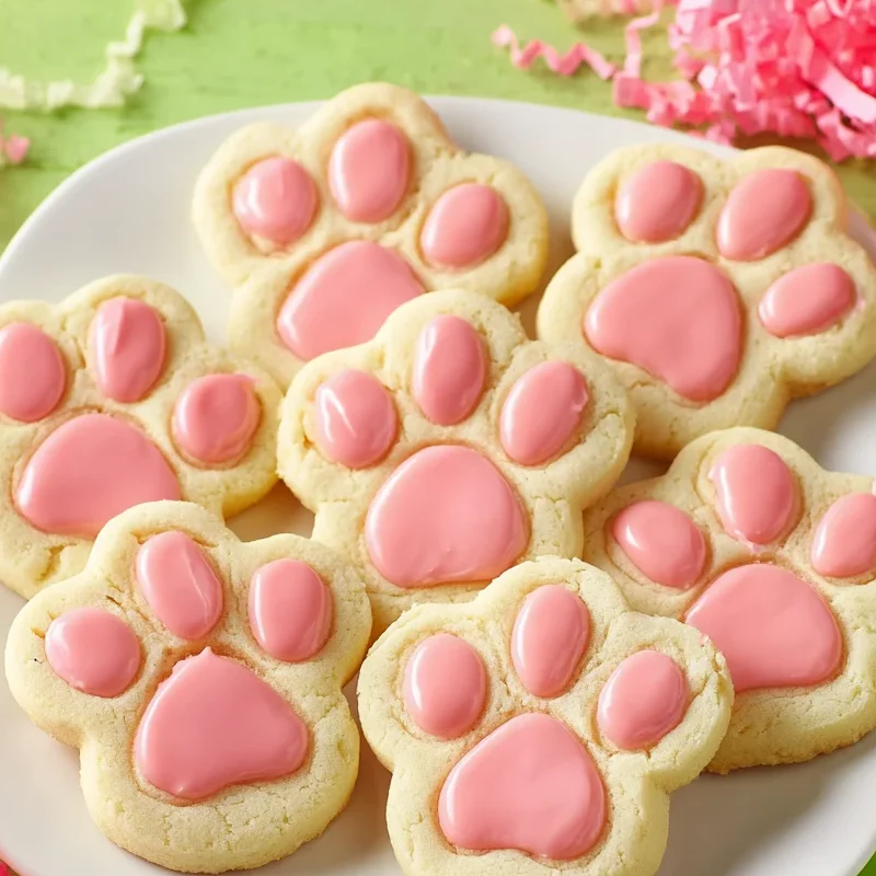 Soft and Adorable Paw Print Sugar Cookies