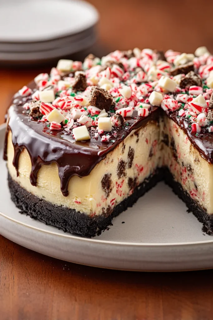 Chocolate Peppermint Cheesecake
