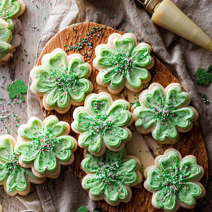 St. Patrick's Day Shamrock Cookies