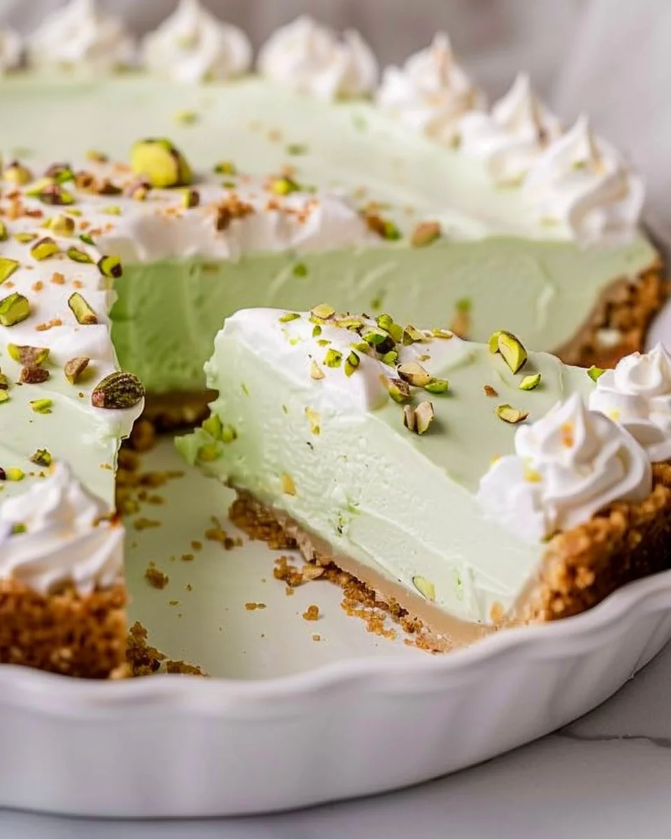 Creamy No-Bake Pistachio Pie