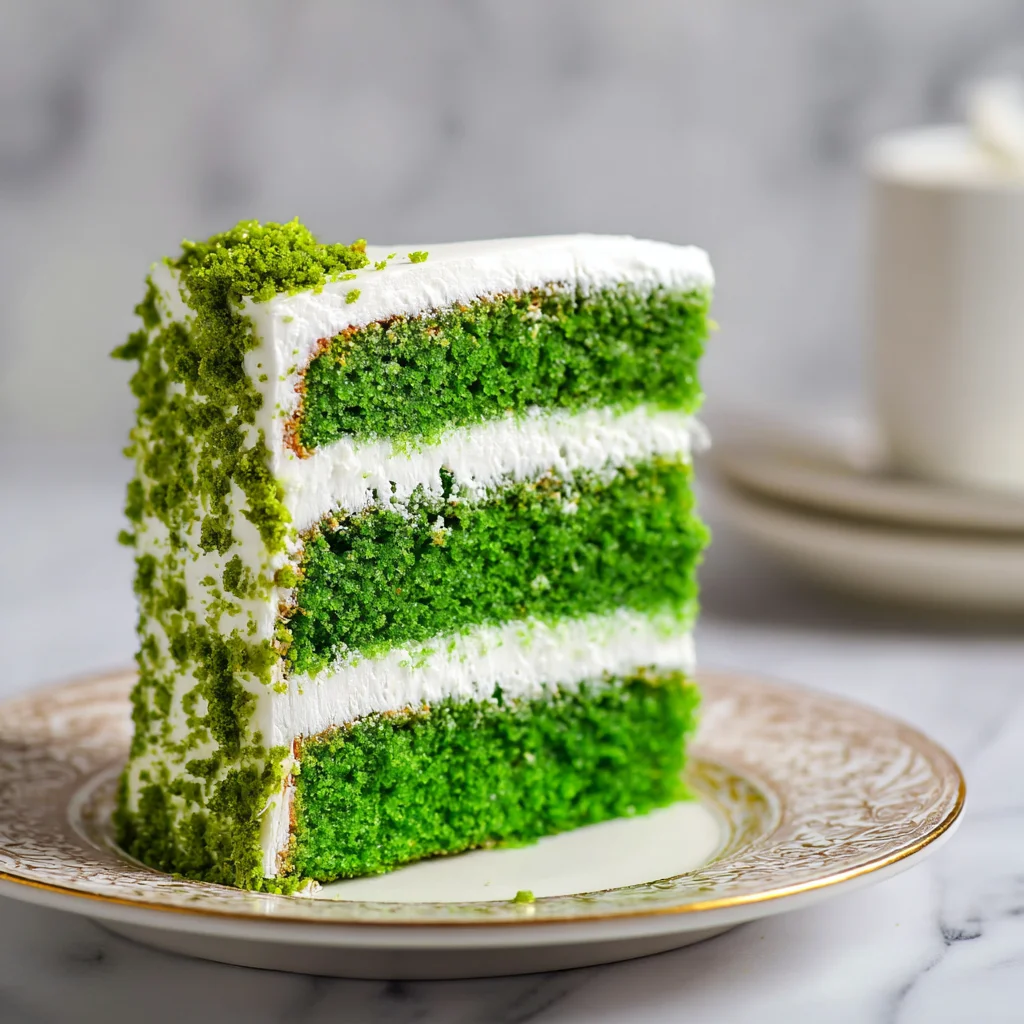 Green Velvet Cake
