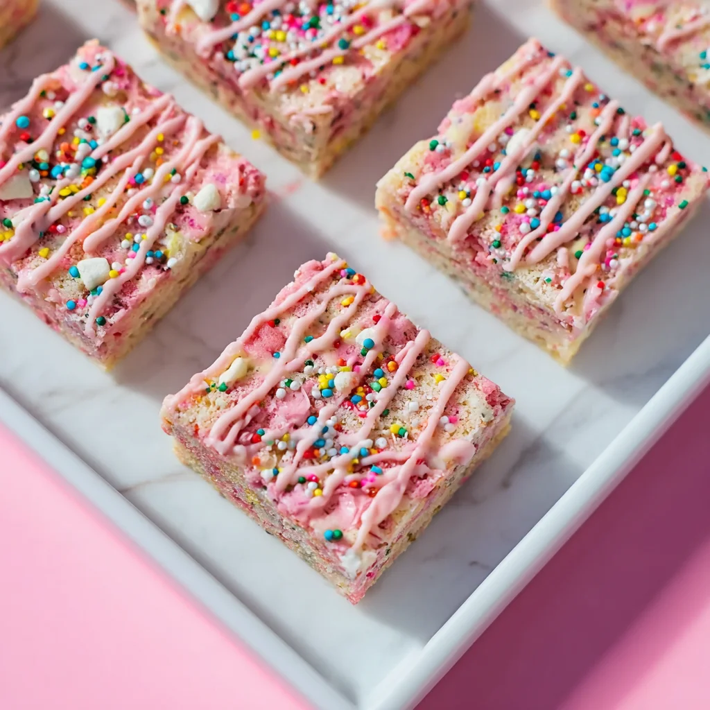 Circus Animal Cookie Rice Krispie Treats