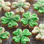 St. Patrick's Day Shamrock Cookies