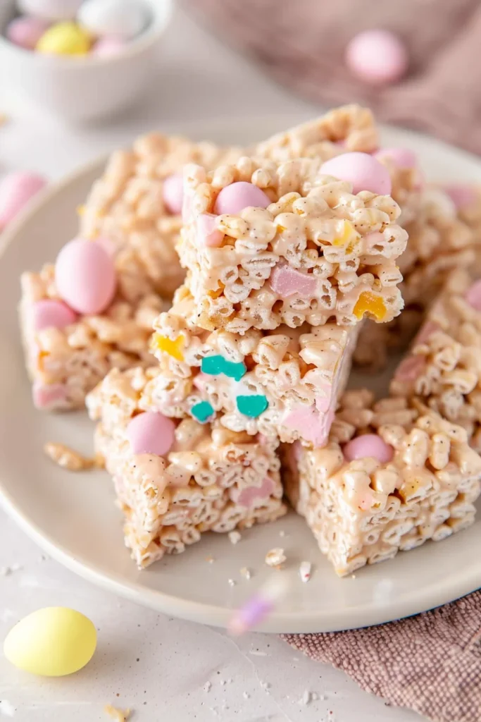 Easter Rice Krispies Nests